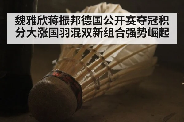 魏雅欣蒋振邦德国公开赛夺冠积分大涨国羽混双新组合强势崛起